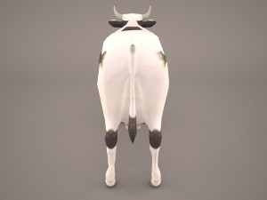 cow 3d model Modello 3D