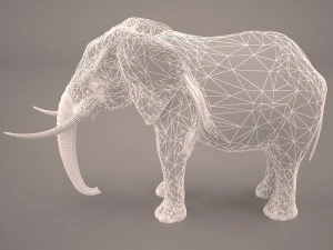 слон 3D Модель