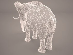 слон 3D Модель