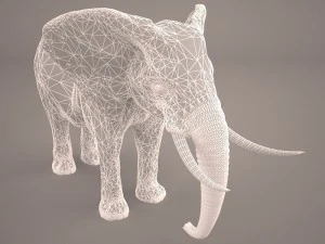 слон 3D Модель
