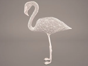 phoenicopterus roseus greater flamingo 3D Model