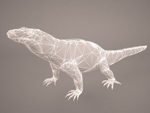 komodo dragon 3D मॉडल