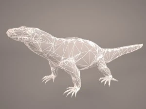komodo dragon 3D Model