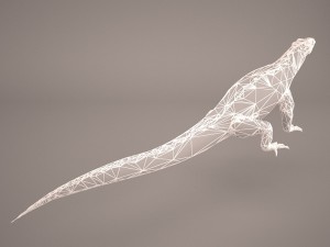 komodo dragon 3D मॉडल