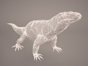 komodo dragon 3D मॉडल