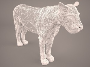 lioness Model 3D