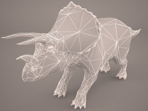 triceratops 3D 모델