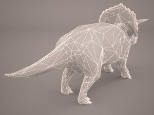 triceratops 3D 모델