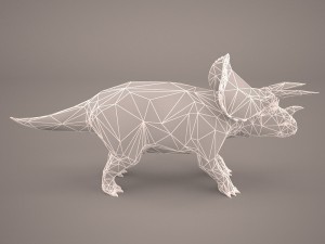 triceratops 3D 모델