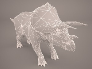 triceratops 3D 모델