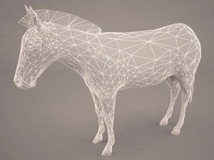 зебра 3D Модель