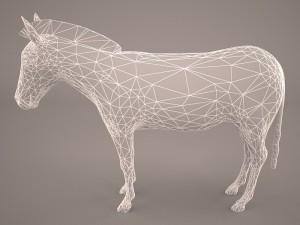 zebra Modèle 3D