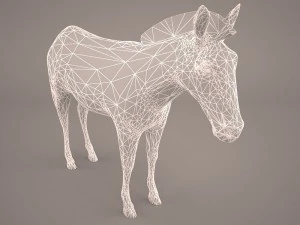 зебра 3D Модель