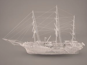 ł&oacute;dź z Belfastu Model 3D