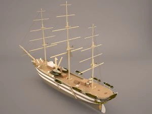 ł&oacute;dź z Belfastu Model 3D