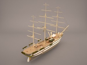 belfaster boat Modelo 3D