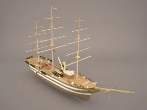 ł&oacute;dź z Belfastu Model 3D