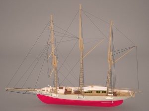 amphi boat 3D Model