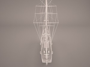 amphi boat 3D Model
