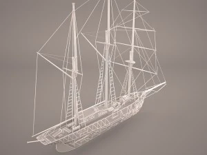 amphi boat 3D Model