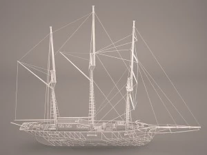 amphi boat 3D Model