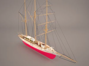 amphi boat 3D Model