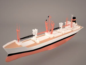 statek Bahrajn Model 3D