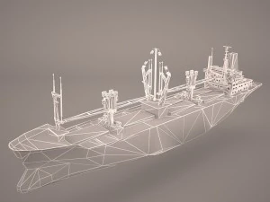 bahrain ship 3D Model