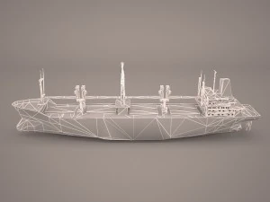 bahrain ship 3D Model