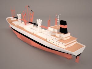 bahrain ship 3D-Modell