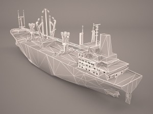 bahrain ship 3D-Modell