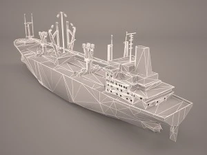 bahrain ship 3D Model