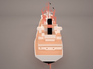 bahrain ship 3D-Modell