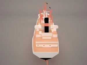 bahrain ship 3D Model