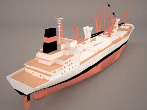 bahrain ship 3D Model