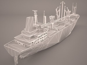 bahrain ship 3D-Modell
