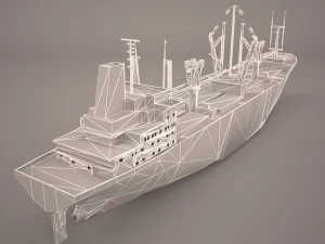 bahrain ship 3D Model