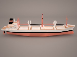 bahrain ship 3D-Modell
