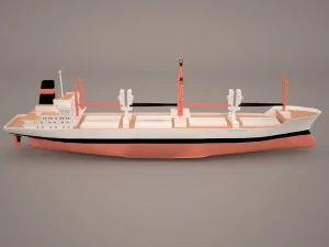 bahrain ship 3D Model
