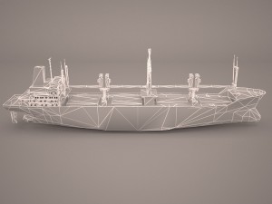 bahrain ship 3D-Modell