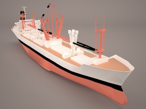 bahrain ship 3D-Modell