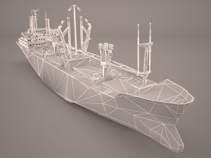 bahrain ship 3D-Modell