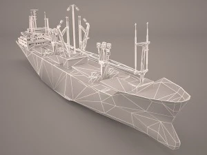 bahrain ship 3D Model