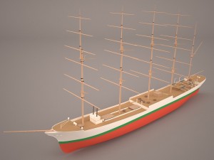 caphorn ship 3D Model