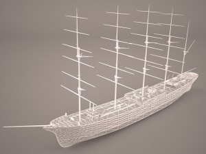 caphorn ship 3D 模型
