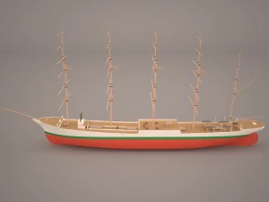 barco caphorn Modelo 3D