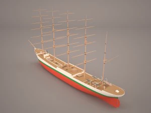 barco caphorn Modelo 3D