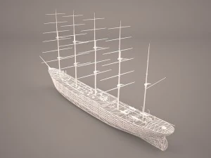 barco caphorn Modelo 3D