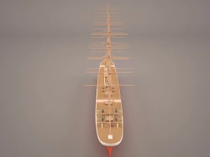 barco caphorn Modelo 3D