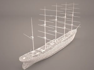 barco caphorn Modelo 3D